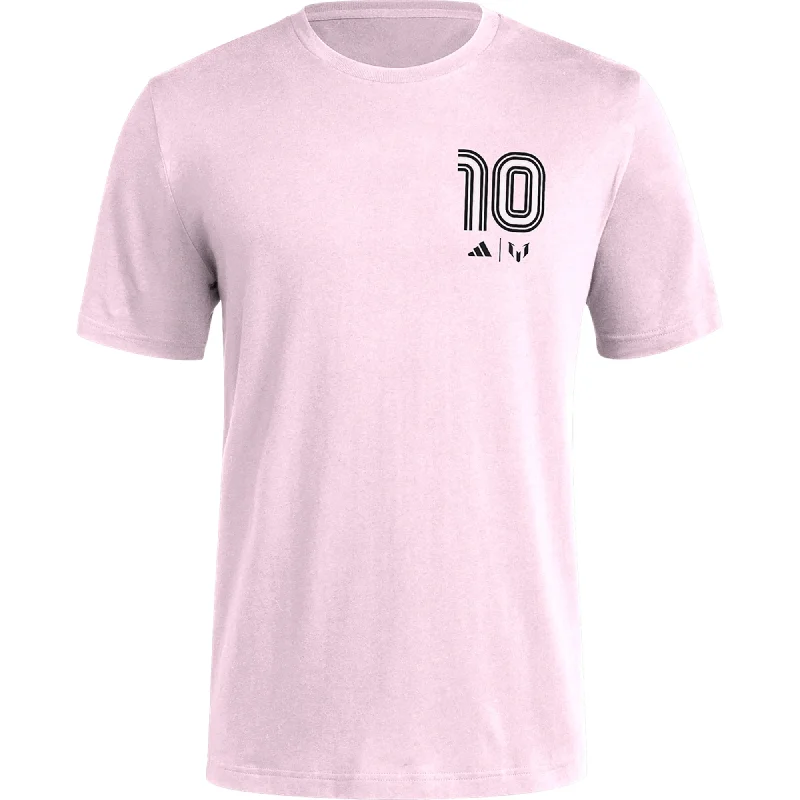 Early Access adidas Fresh Messi T-Shirt (True Pink)