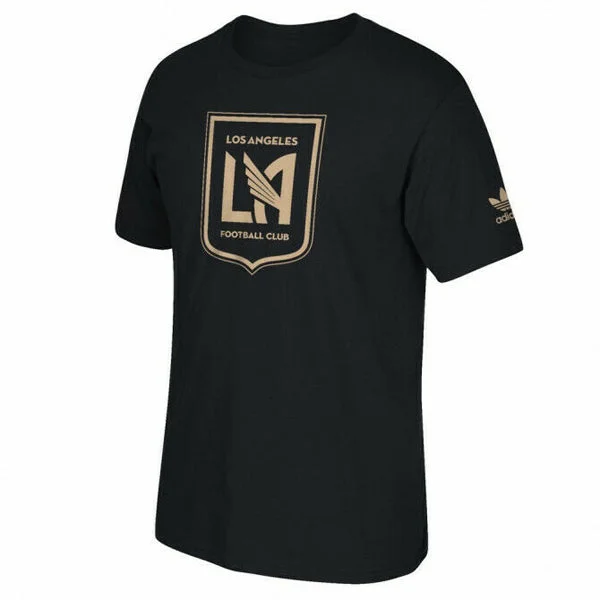 Weekend Discounts to Celebrate adidas Men's LAFC Crest Soccer T-Shirt (Black/Gold)