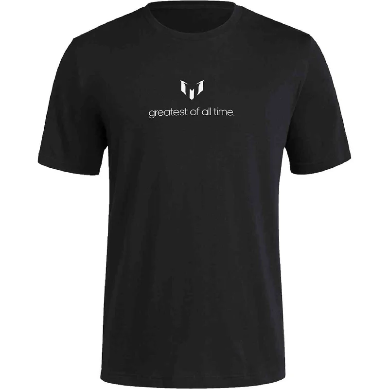 Great Deal adidas Lionel Messi Greatest Of All Time T-Shirt (Black)