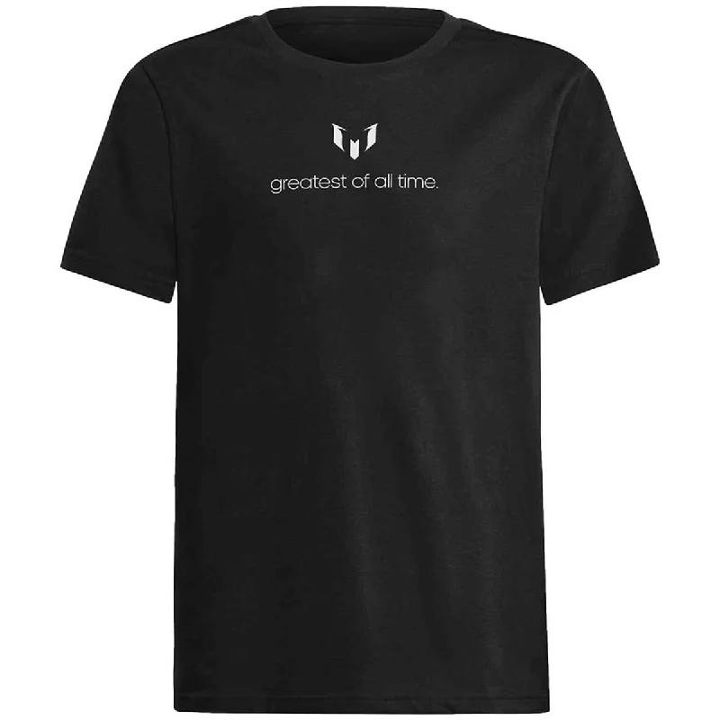 Extra Savings adidas Youth Lionel Messi Greatest Of All Time T-Shirt (Black)