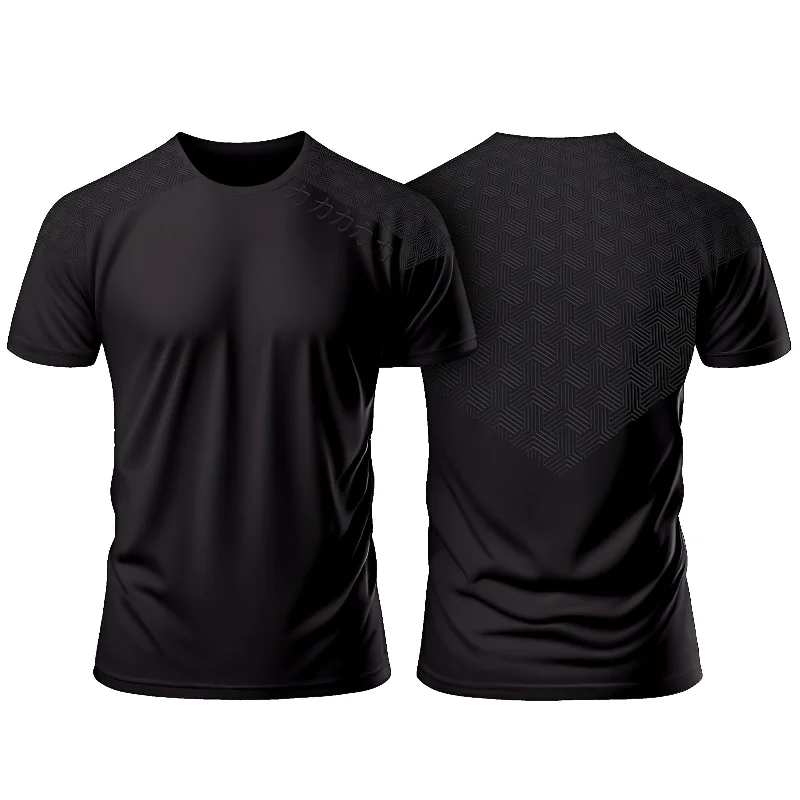Discount Mania Barbell Grip Shirt, Black