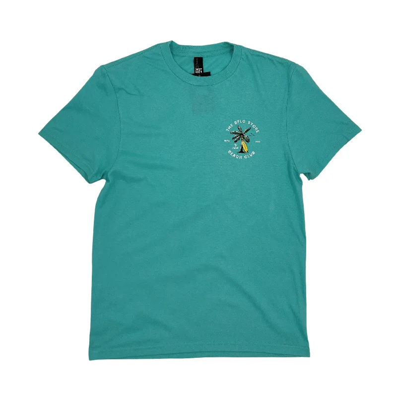 Bonus Offer BFLO Beach Club Aqua Short Sleeve Shirt
