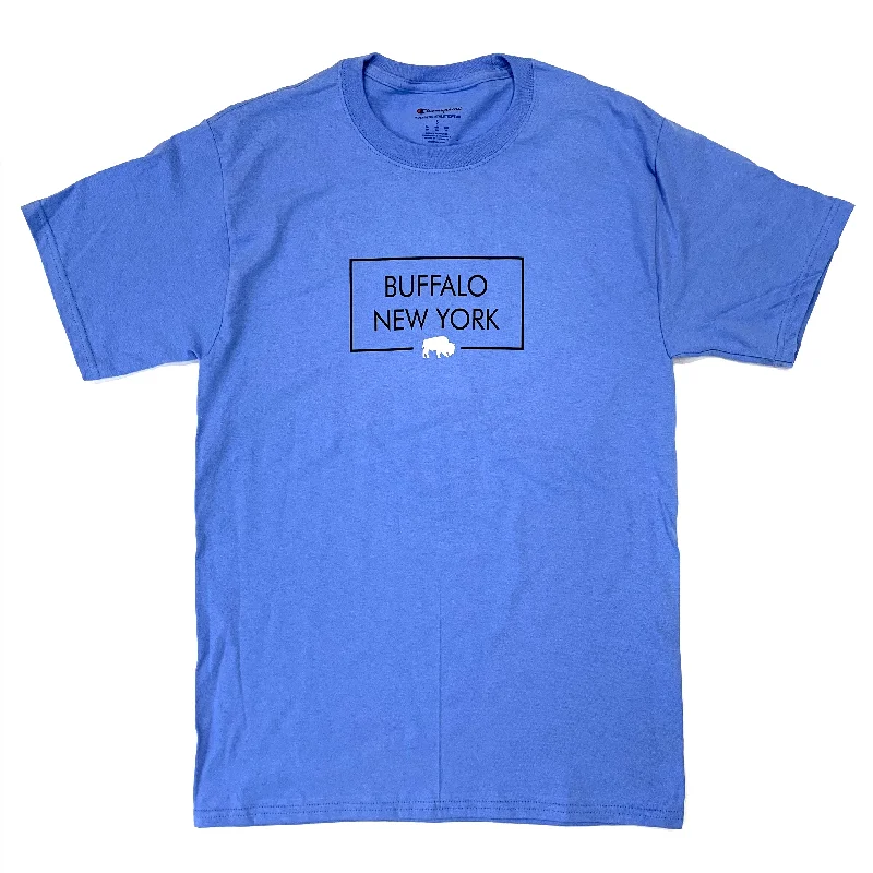 Shop the Weekend Away BFLO Champion Light Blue T-Shirt