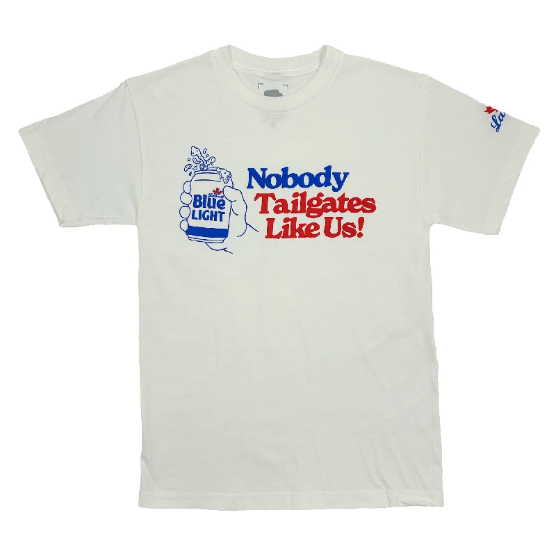 Weekend Bargains to Cherish BFLO x Labatt Nobody Tailgates Like Us! White T-Shirt