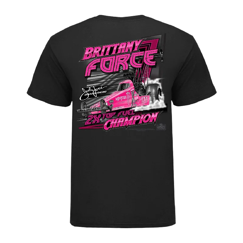Weekend Deals That Dazzle Brittany Force Tonal Pink Dragster T-Shirt