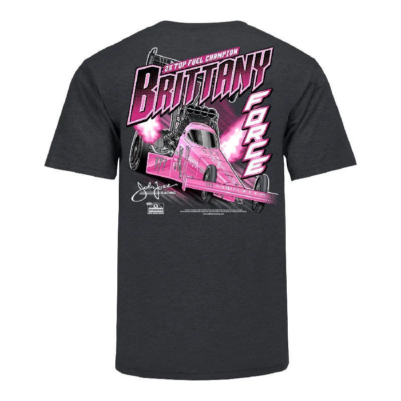 Make Your Weekend Count with Savings Brittany Force Tonal Pink Dragster T-Shirt