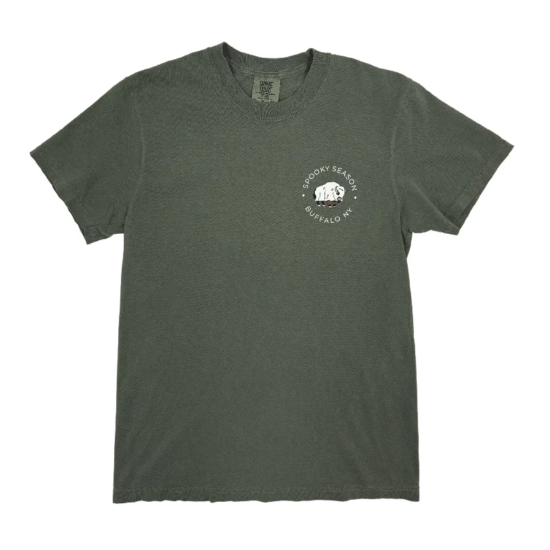 Weekend Savings Spree Booffalo! Moss Green Short Sleeve Shirt