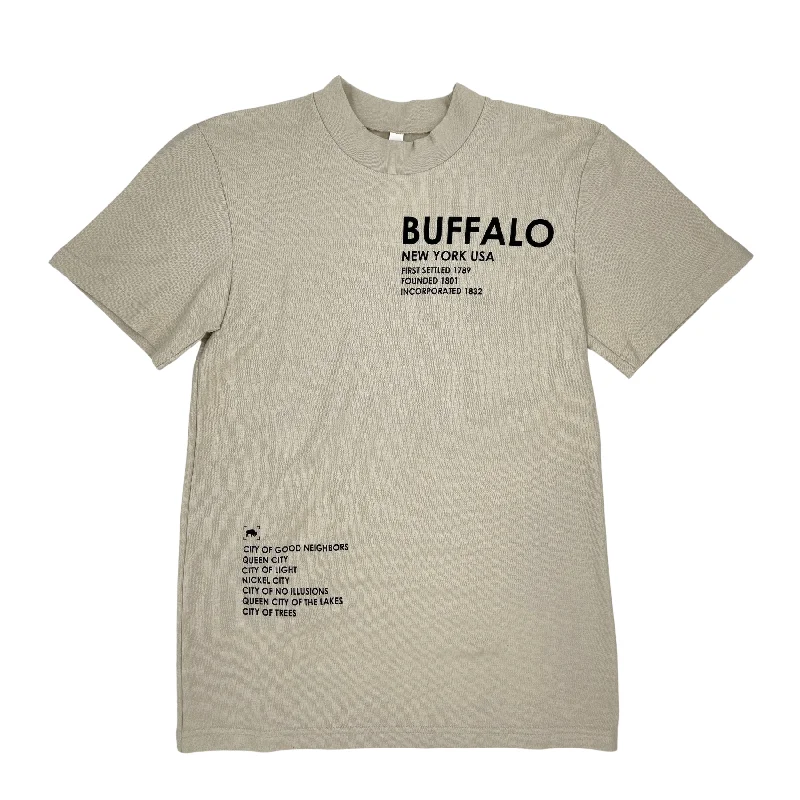 Weekend Deals to Make You Smile Buffalo, New York Essential City Beige Short Sleeve Shirt