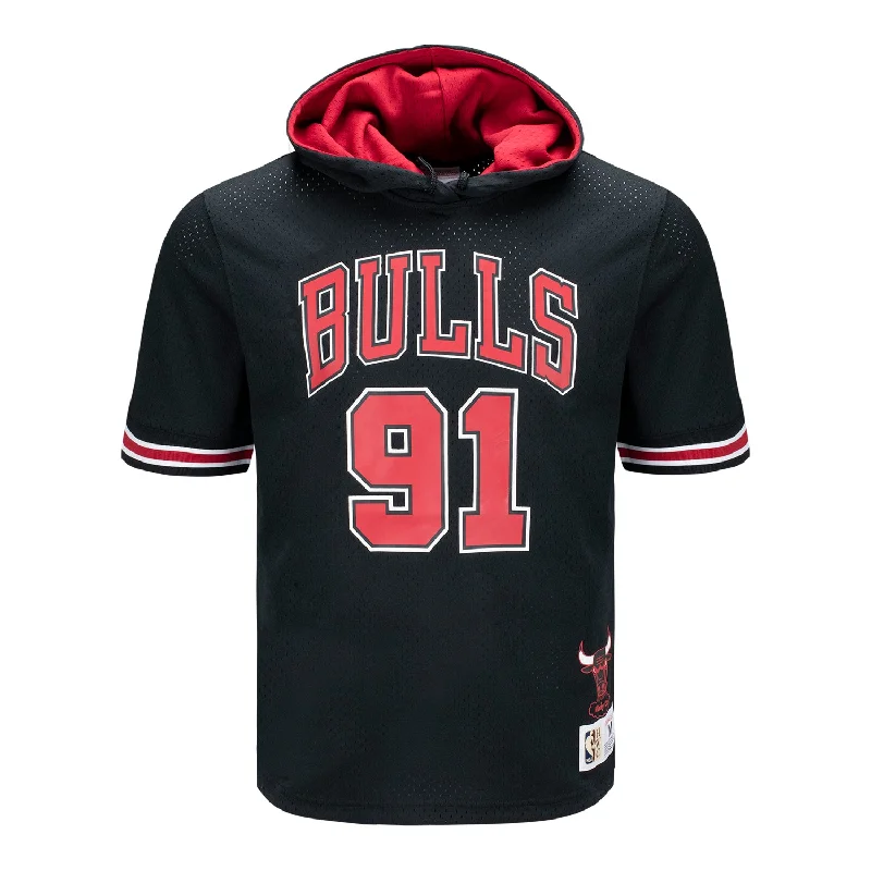 Unbeatable Prices Chicago Bulls Mitchell & Ness '96 Dennis Rodman Mesh Hooded T-Shirt