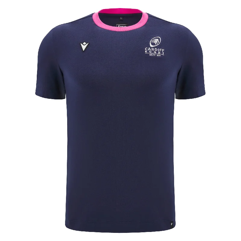 Weekend Discounts to Snag Cardiff 24/25 Anthem Travel Cotton T-Shirt by Macron