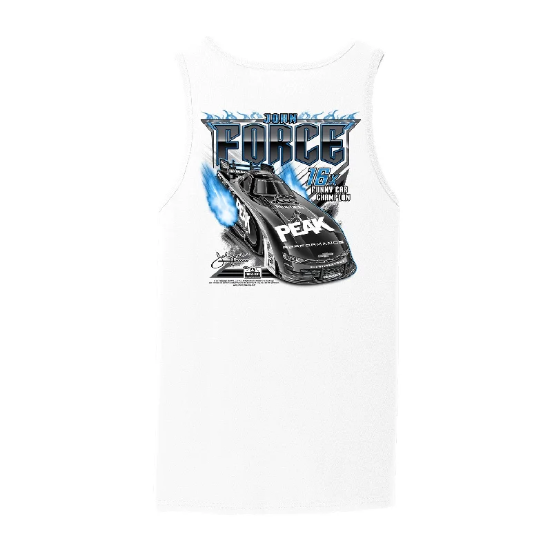 Unmissable Offer John Force Ghost Flame Tank Top
