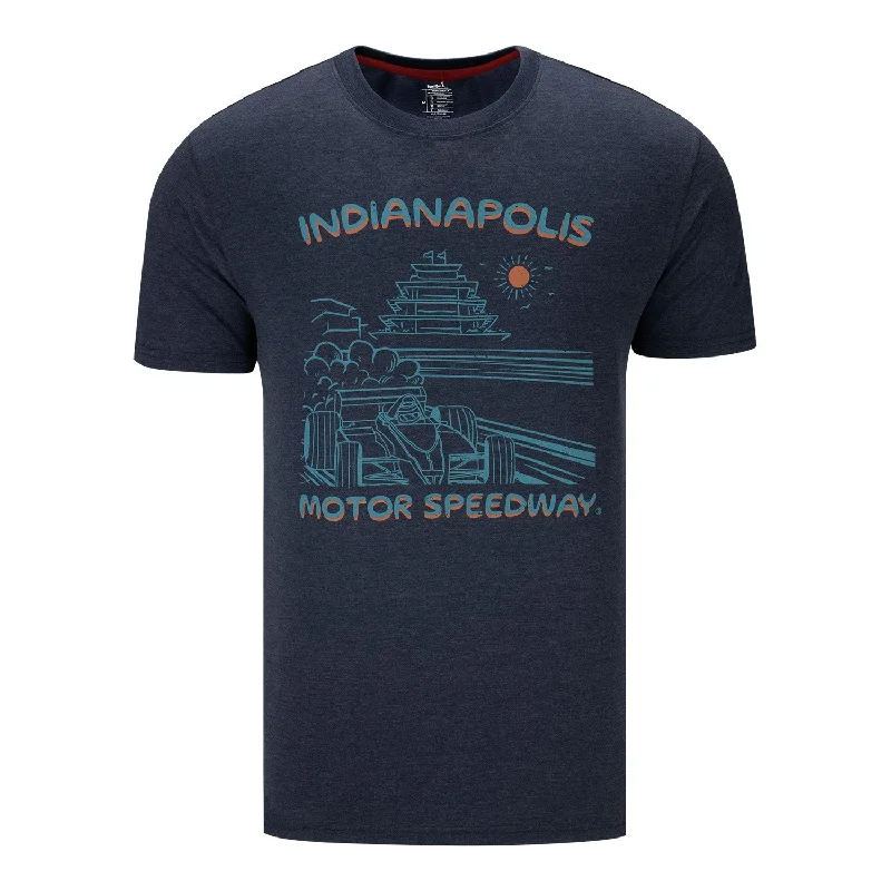 Reduced Price Indianapolis Motor Speedway Sunset Recycled Soft T-Shirt