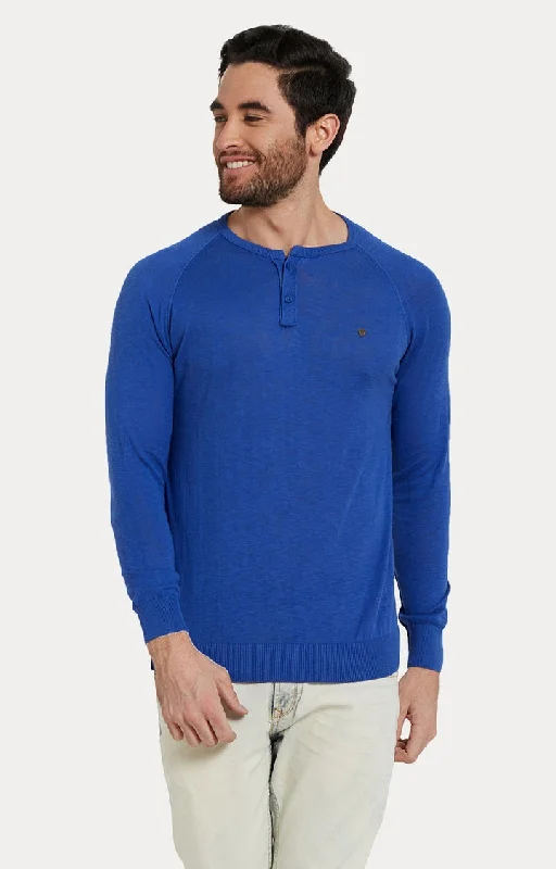 Weekend Shopping Made Better Spykar Blue Cotton Slim Fit T-Shirt For Men
