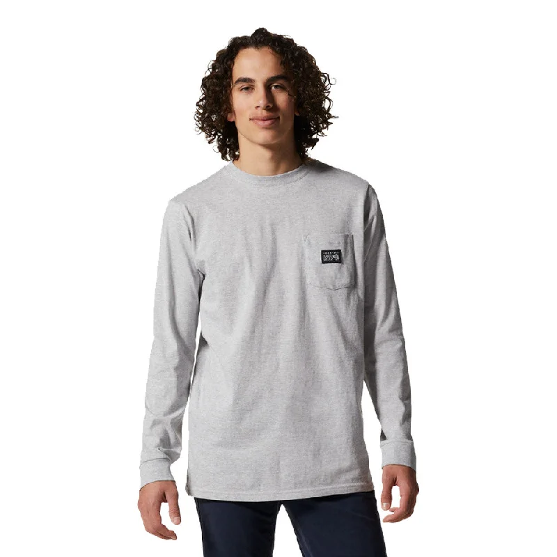 Overstock Sale Mountain Hardwear Men's MHW Logo Label Long Sleeve Pocket Top