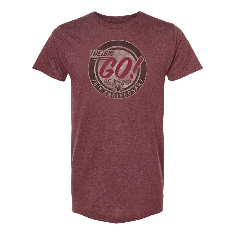 Weekend Savings Spectacular The Big Go! Logo Shirt Burgundy