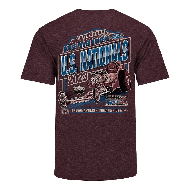 Weekend Offers That Thrill Dodge Power Brokers NHRA U.S. Nationals Event Retro T-Shirt
