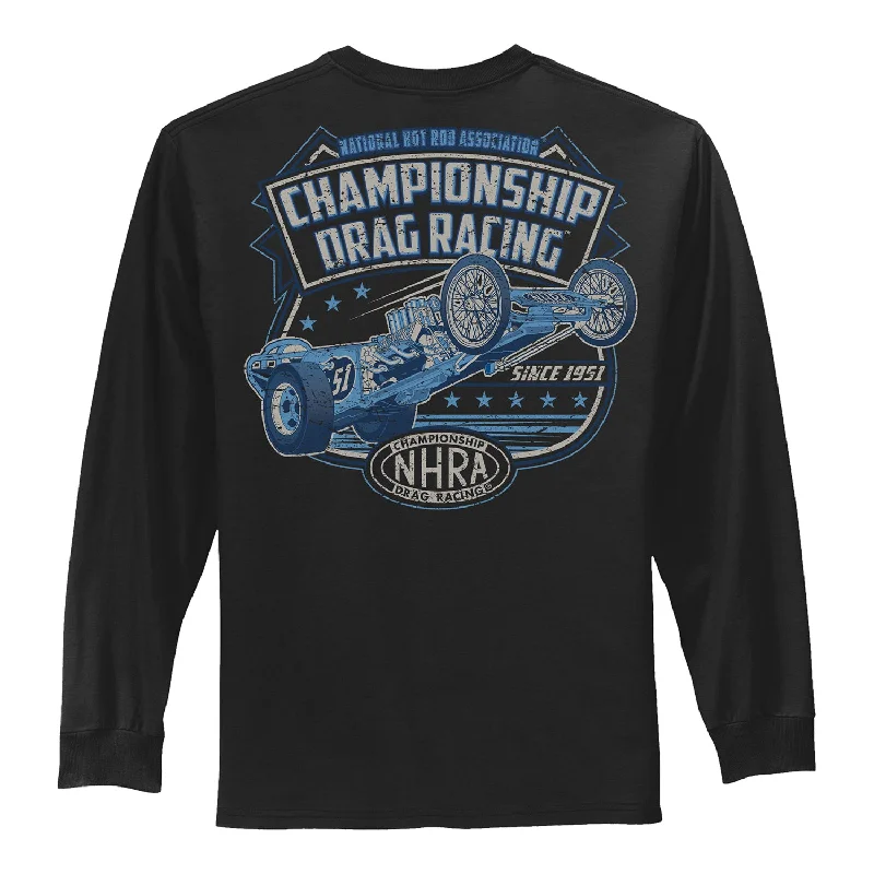 Weekend Savings Spectacular Retro NHRA Hot Rod Long-Sleeve T-Shirt