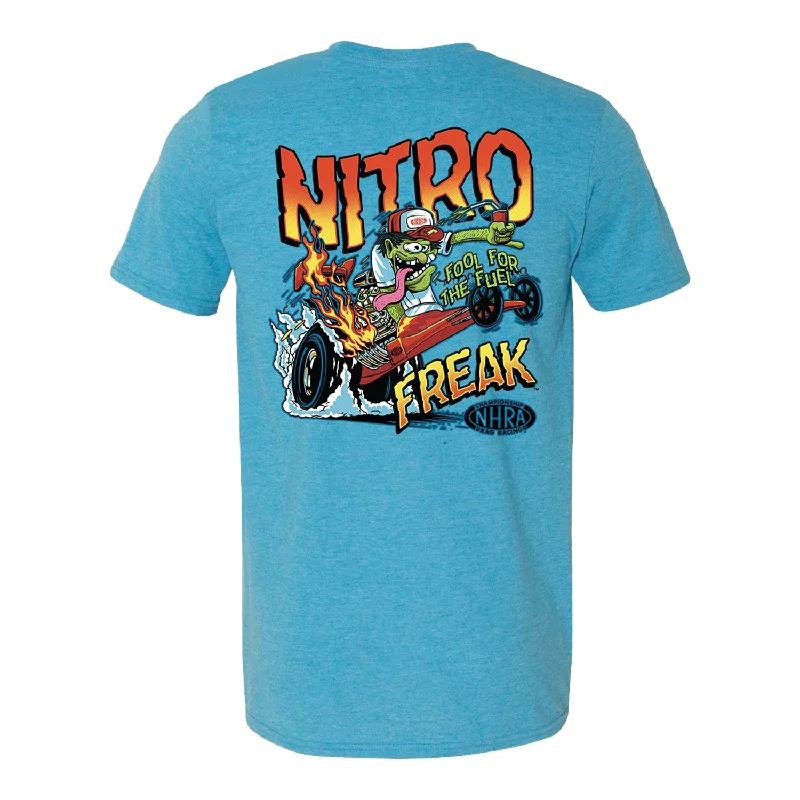 Celebrate the Weekend with Discounts NHRA Nitro Freak T-Shirt