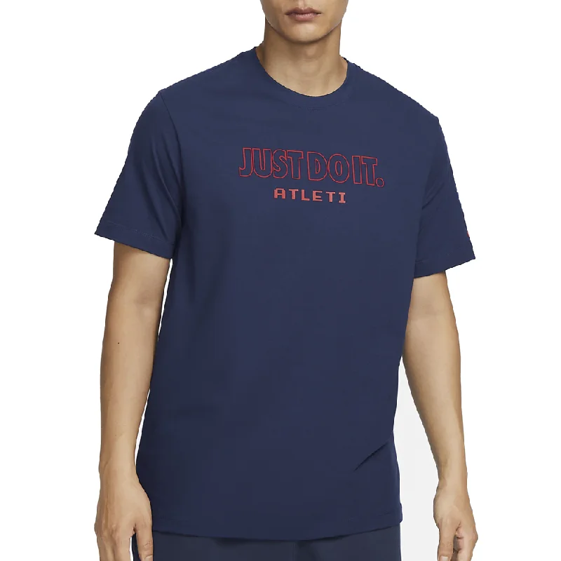 Weekend Discounts to Delight Nike Atletico Madrid Just Do It T-Shirt (Navy/Red)