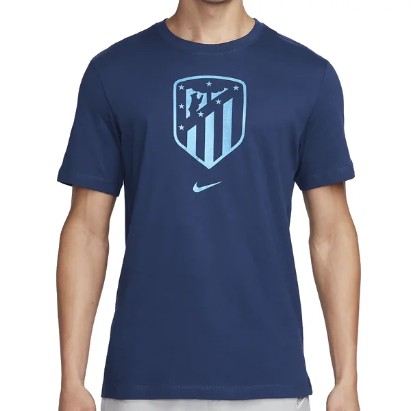 Shop Now Nike Atletico Madrid Crest T-Shirt (Blue Void)
