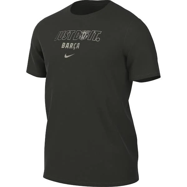 Reduced Rates Nike Barcelona Just Do It T-Shirt (Olive Green)