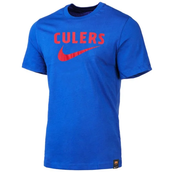 Savings Galore Nike Barcelona Swoosh T-Shirt (Signal Blue/Red)