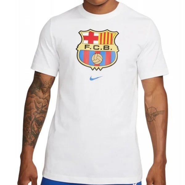 Steal Deal Nike Barcelona Crest T-Shirt 22/23 (White)