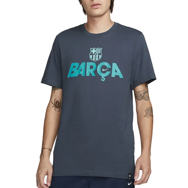 Weekend Bargains to Celebrate Nike Barcelona T-Shirt 23/24 (Thunder Blue)