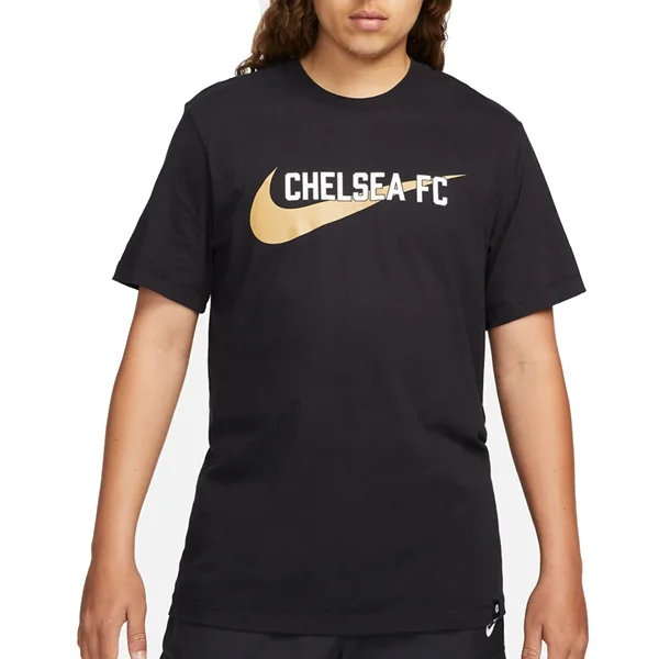 Weekend Specials to Cherish Nike Chelsea Swoosh T-Shirt 23/24 (Black/Gold)