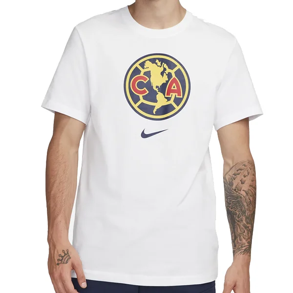New Arrival Nike Club America Crest T-Shirt 23/24 (White)