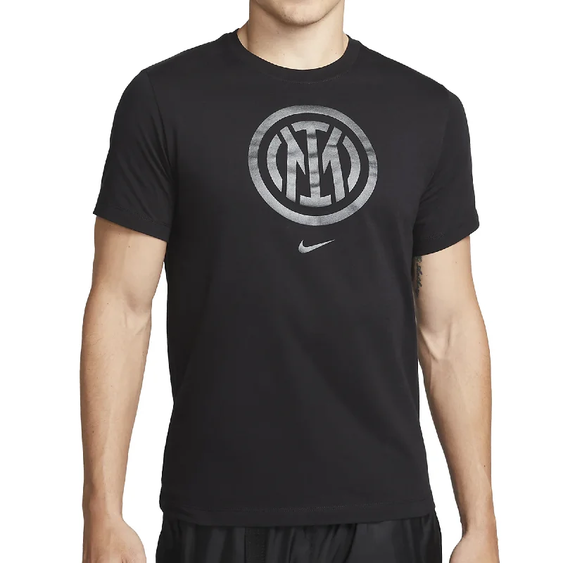 Huge Savings Nike Inter Milan Crest T-Shirt 23/24 (Black/Black)