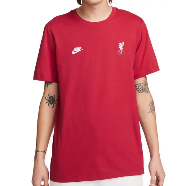 Pay Less Nike Liverpool Club Essential T-Shirt (Tough Red)