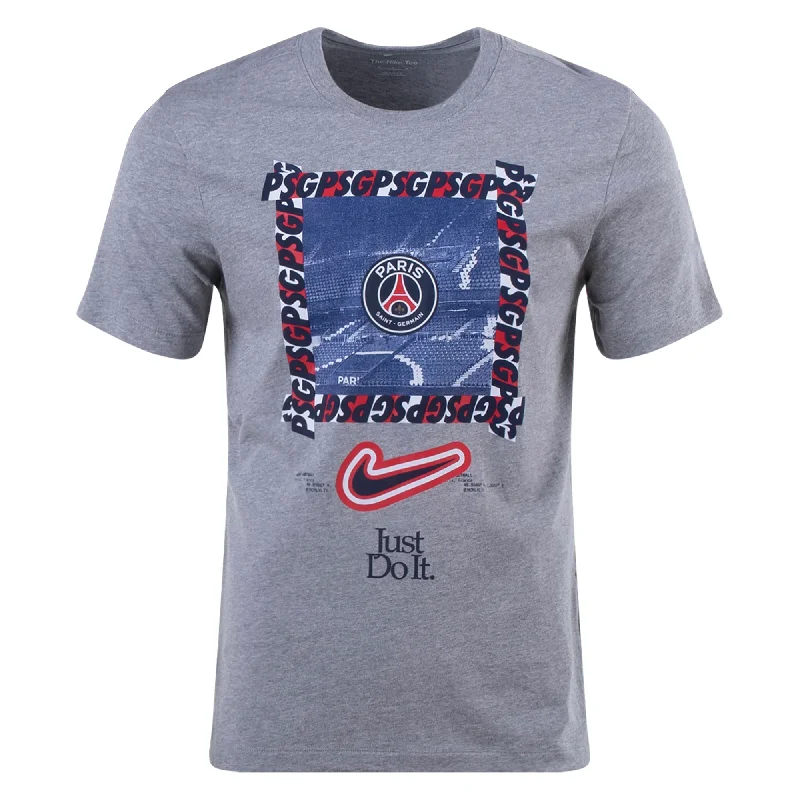 Bargain Alert Nike Paris Saint-Germain DNA T-Shirt (Dark Grey Heather)