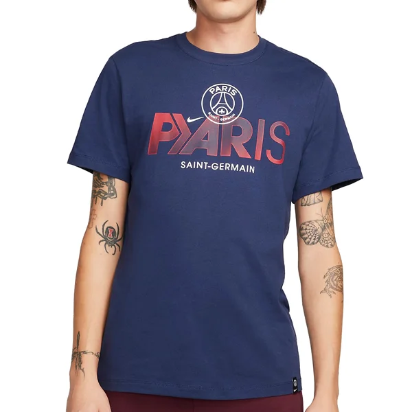 Weekend Bargains to Cherish Nike Paris Saint-Germain Swoosh T-Shirt (Midnight Navy)