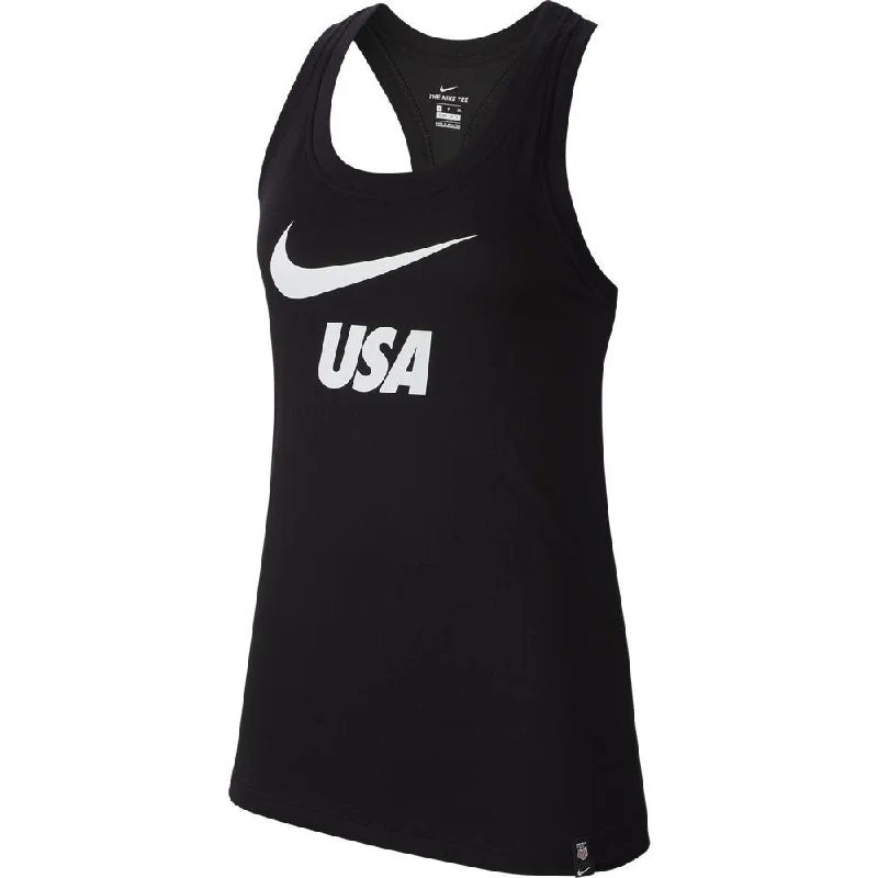 Weekend Specials to Enjoy Nike Women's USA Tank Top (Black/White)
