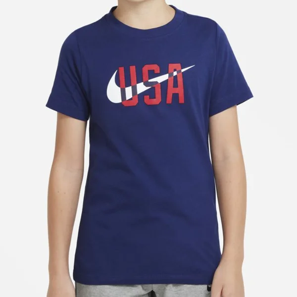 Your Weekend, Your Savings Nike Youth USA Swoosh T-Shirt (Navy)