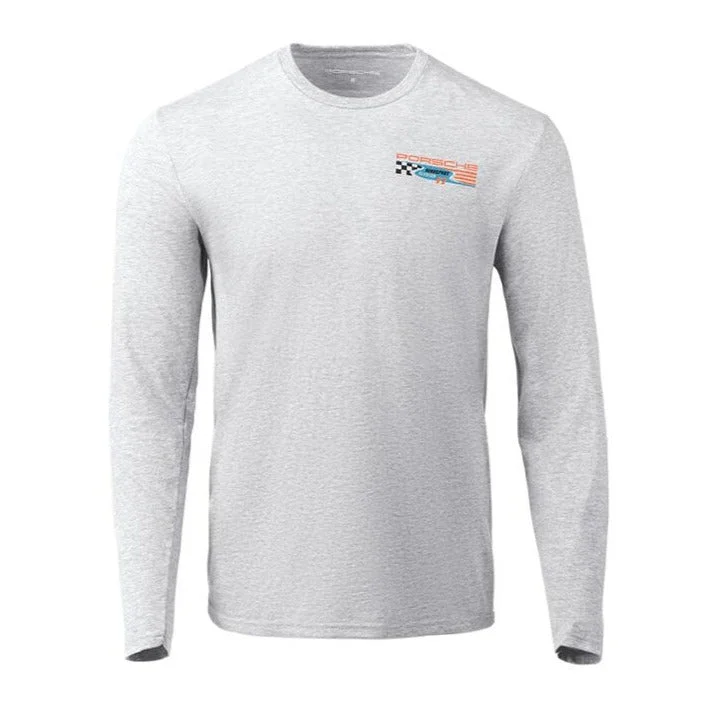 Special Offer Porsche Men's Long Sleeve Poster Rennsport Reunion VI