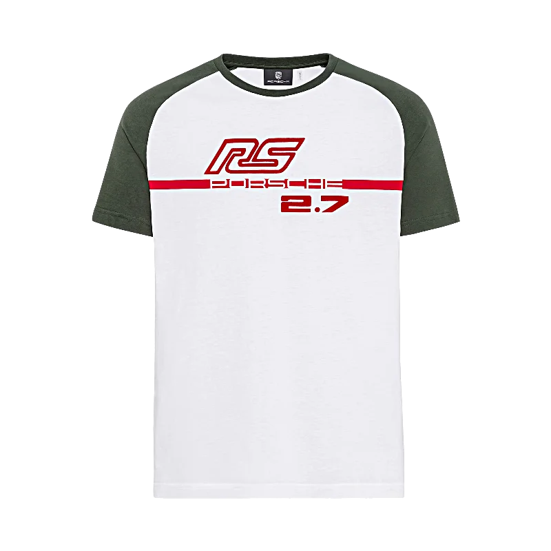 Final Clearance Porsche Mens T-Shirt (Green) - Carrera RS 2.7