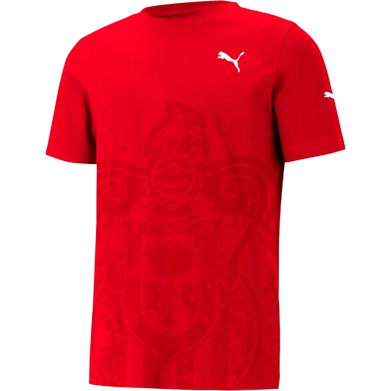 Clearance Sale Puma Chivas Graphic T-Shirt 23/24 (Puma Red)