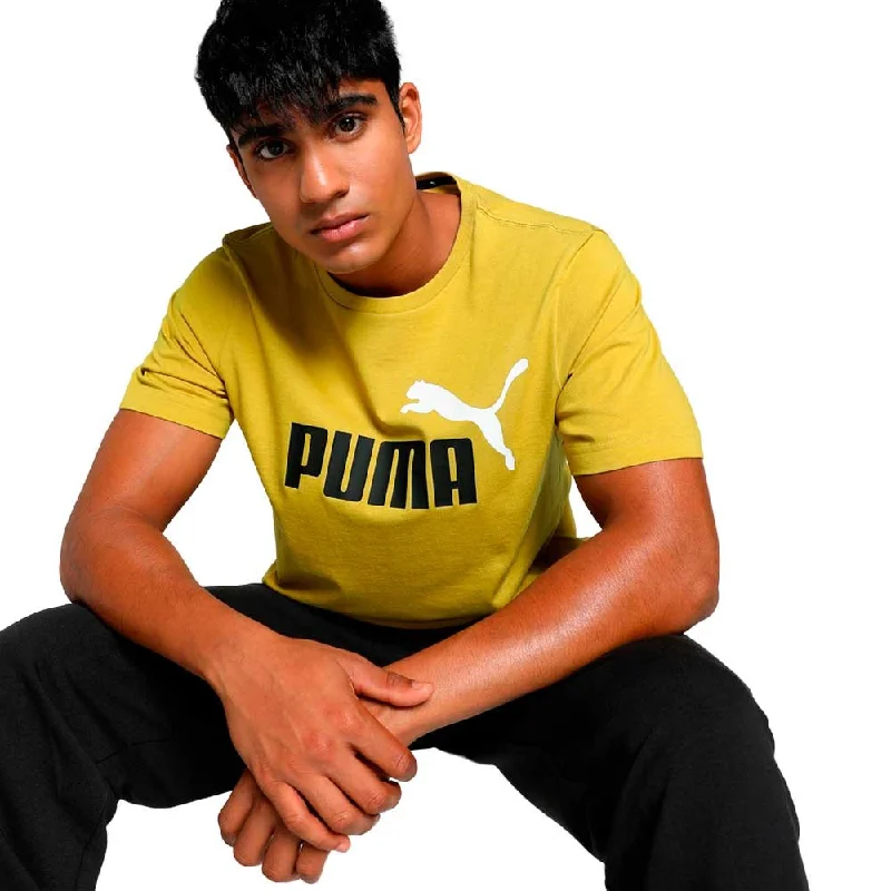 Weekend Savings Sensation PUMA MEN'S ESSENTIALS 2 COLOR LOGO GOLDEN TEE