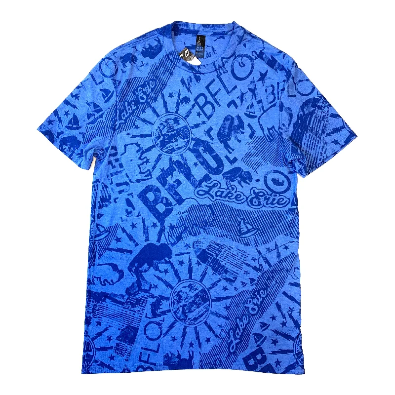 Unbeatable Deal Royal BFLO Collage Short Sleeve T-Shirt