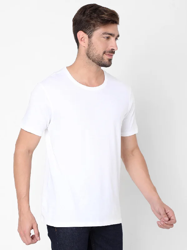 Deep Savings Spykar Men Multi Cotton Slim Fit Round Neck T-Shirt