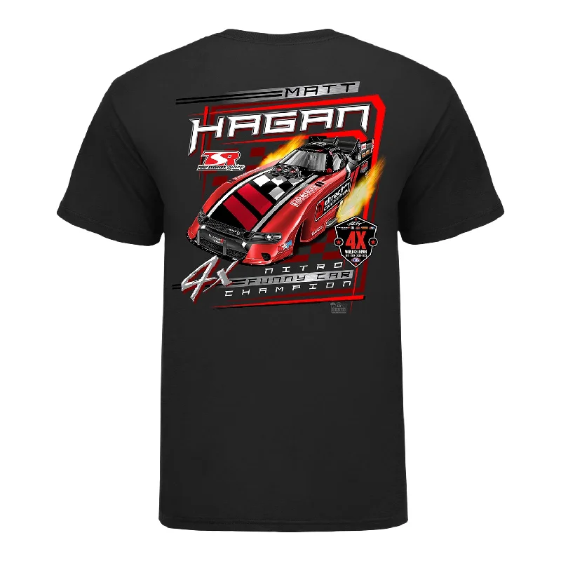 Weekend Shopping Made Better Matt Hagan 4X Champion T-Shirt