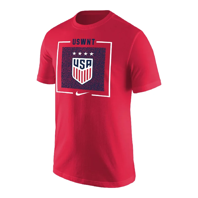 Special Buy Men's Nike USWNT Box Outline Red Tee