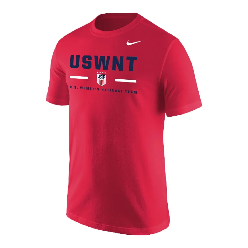 Shop Now Men's Nike USWNT Over Logo Red Tee