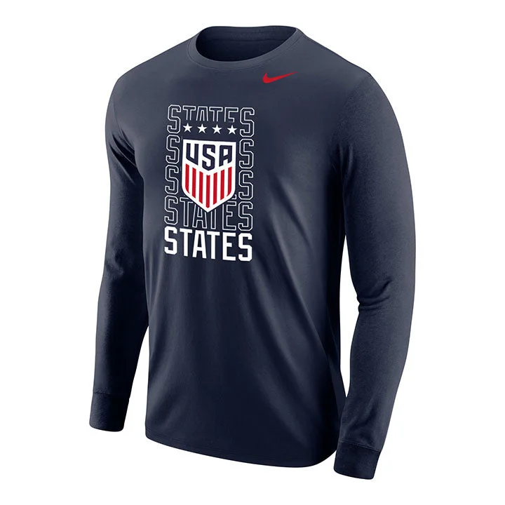 Best Choice Men's Nike USWNT Repeat States LS Navy Tee