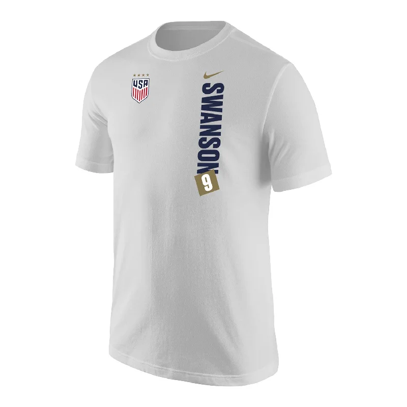 Weekend Savings Bonanza Men's Nike USWNT Vertical Swanson White Tee