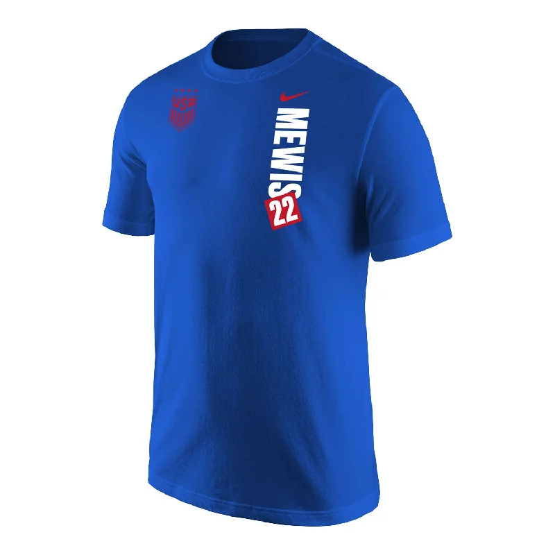 Weekend Sale: Don't Miss Out Men's Nike USWNT Vertical Mewis Royal Tee