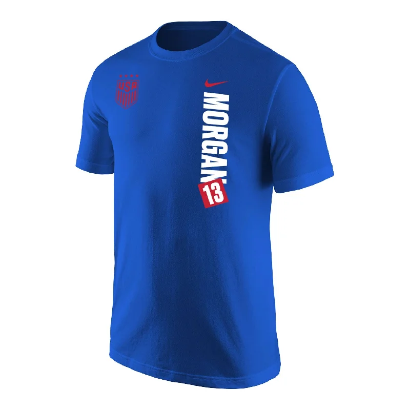 Weekend Shopping Made Better Men's Nike USWNT Vertical Morgan Royal Tee