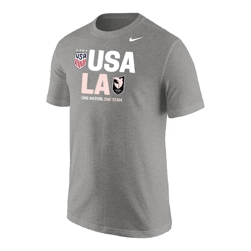 Weekend Bargains to Savor Unisex Nike Angel City x USWNT Grey Tee